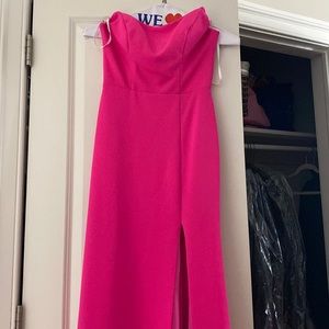 Aqua brand gown from Bloomingdales